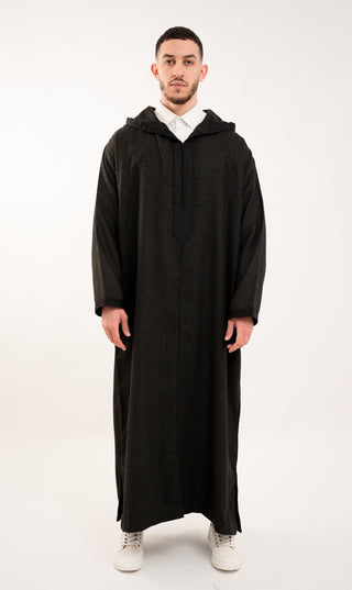 Djellaba Sof Haroun - Zwart