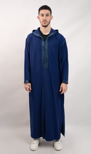 Djellaba Elegant Amir - Blauw