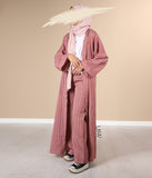Sarahs Kimono & Buksesæt - Vintage Pink