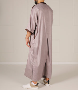 Kandora Al-Amir ELEGANT '23 - Grey Brown