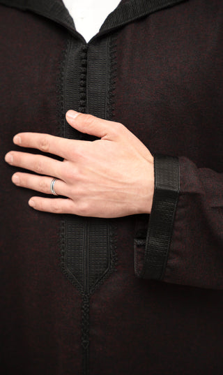 Djellaba Sof Haroun - Blacked Cherry