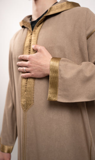 Djellaba Elegant Amir - Taupe