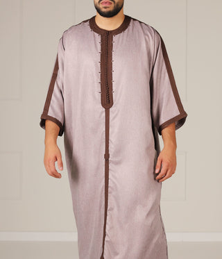 Kandora Al-Amir ELEGANT '23 - Grey Brown