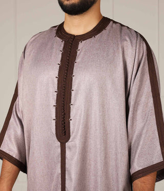 Kandora Al-Amir ELEGANT '23 - Grey Brown