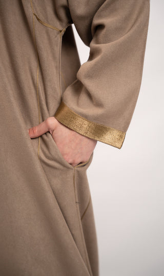 Djellaba Elegant Amir - Taupe