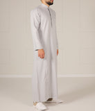 UsW Tailored Saudi Qamees Reda - Soft Grey