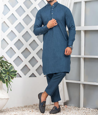 Sarwal Kameez Shareef - Sea Green