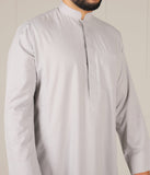 UsW Tailored Saudi Qamees Reda - Soft Grey
