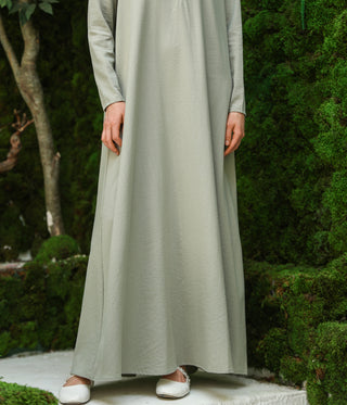 Soft Linen Basic Shawyah - Pastel Green