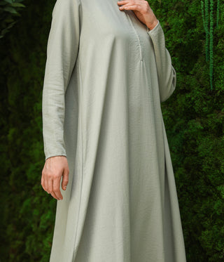 Soft Linen Basic Shawyah - Pastel Green