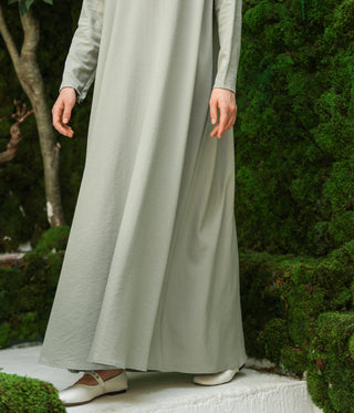 Soft Linen Basic Shawyah - Pastel Green