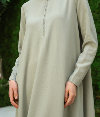 Soft Linen Basic Shawyah - Pastel Green