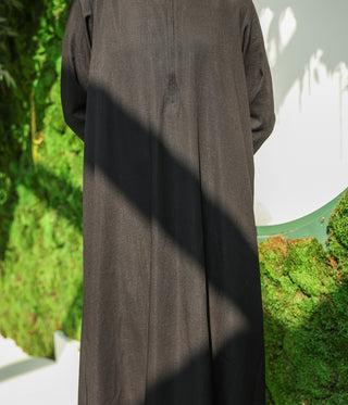 Soft Linen Basic Shawyah - Black