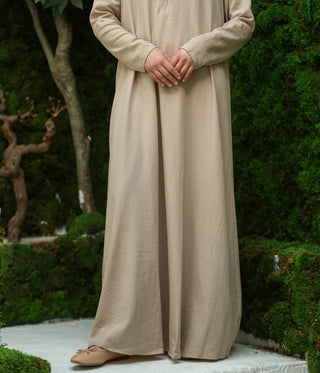 Soft Linen Basic Shawyah - Pastel Sand