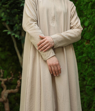 Soft Linen Basic Shawyah - Pastel Sand