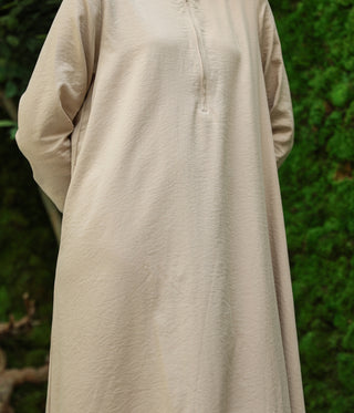 Soft Linen Basic Shawyah - Pastel Sand