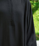 Laneni kimono Abaya NIQIRAH - crni