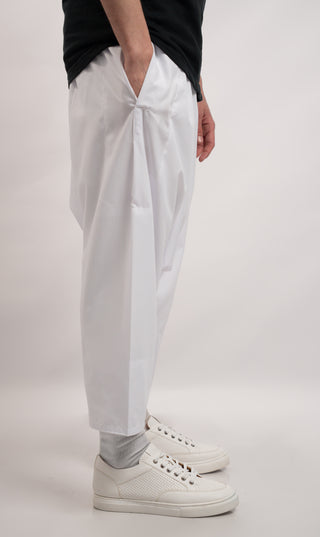 Ksandri Baggy Pants - White