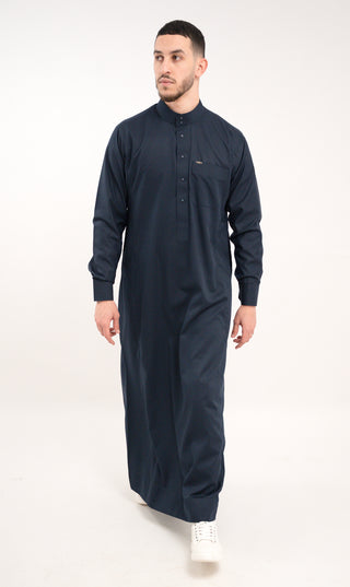 Chino Saudi Qamis - Navy N.