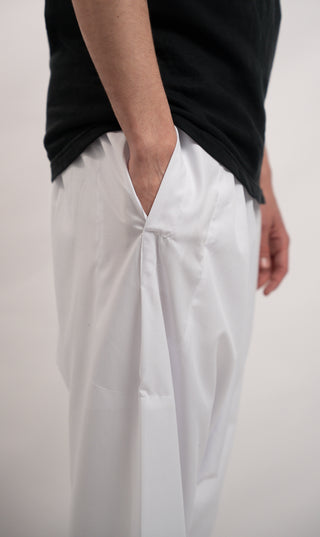 Ksandri Baggy Pants - White