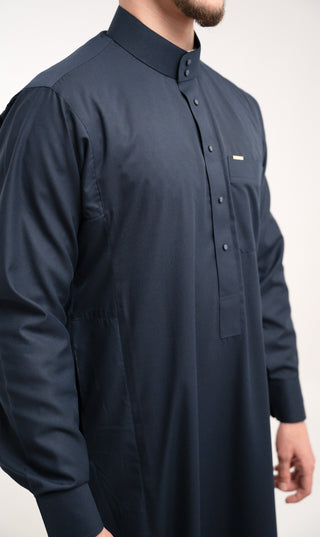 Chino Saudi Qamis - Navy N.