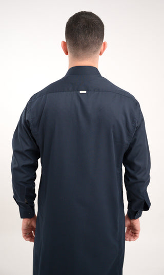 Chino Saudi Qamis - Navy N.