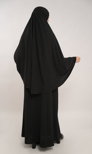 Abaya Jazz trapèze - Vison/Galet