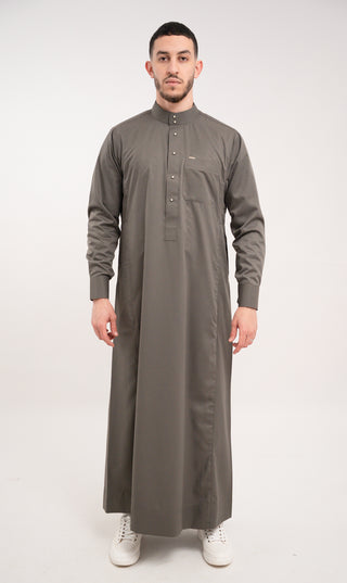 Chino Saudi Qamis - Dunkelgrau