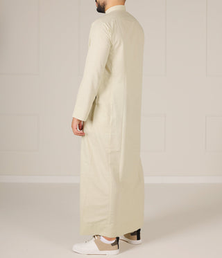 UsW Tailored Saudi Qamees Reda - Soft Green