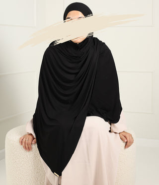 Premium Cotton Scarf 100*200 met Comfort Bonnet