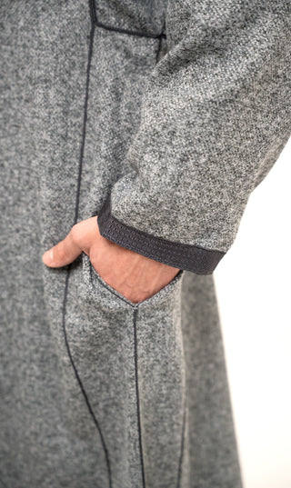 Djellaba Soft Kashmir - Grijs