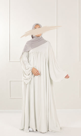 Jilbab Soumaya Balloon Sleeve - Ivory