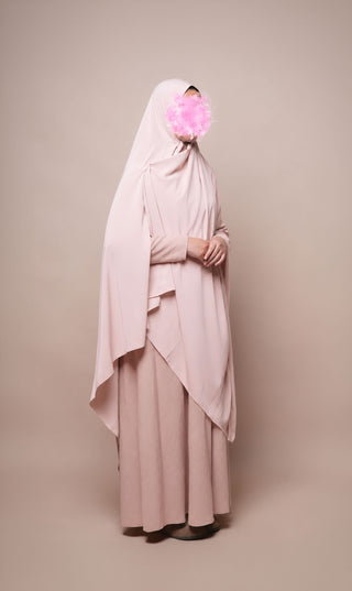 Anisah Stretch Hijaab 125*200 - Powder