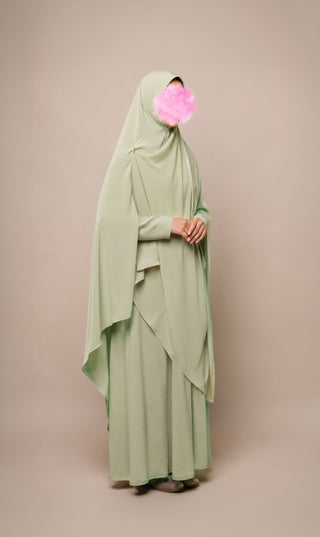 Anisah Stretch Hijaab 125*200 - Pistache