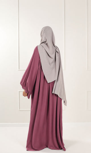 Jilbab Soumaya Balloon Sleeve - Velvet Mauve