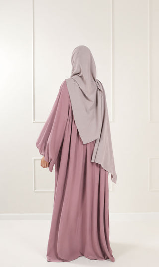 Jilbab Soumaya Balloon Sleeve - Vintage Rose