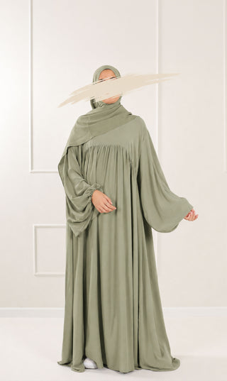 Jilbab Soumaya Balloon Sleeve - Sage