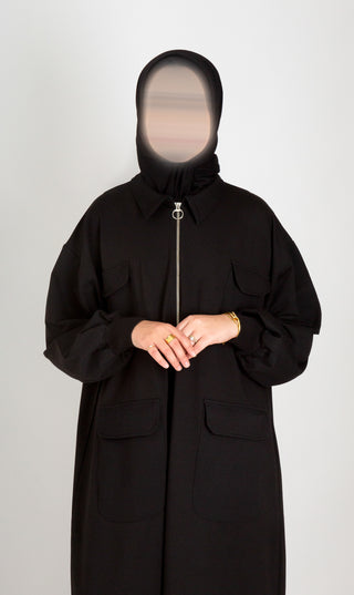 Utility Dress Qalqiya - Black