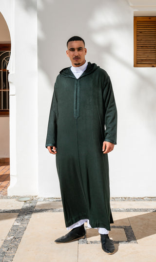 Djellaba Anouar - Dark Green