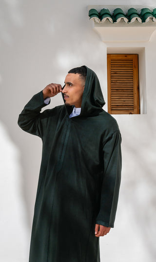 Djellaba Anouar - Dark Green