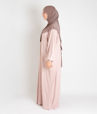 Polosy VISCOSE Corduroy - Soft Pink