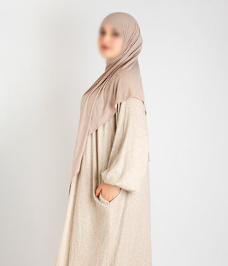 Polosy VISCOSE Corduroy - Sandy Taupe