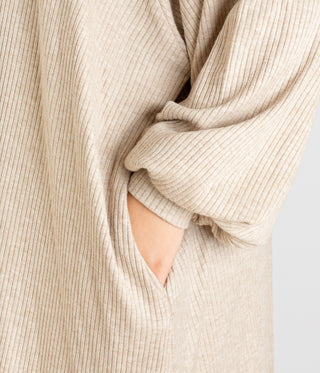 Polosy VISCOSE Corduroy - Sandy Taupe