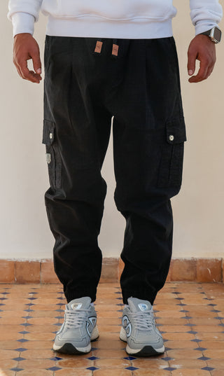 Jassim Chino Cotton - Black