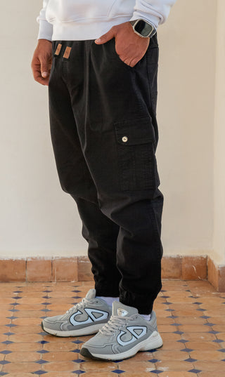 Jassim Chino Cotton - Black