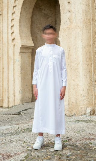 Al Harameen Qamis Boys - White