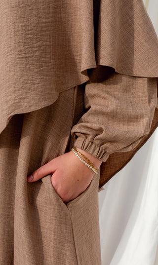 3baya Essential + Hijab - Pure Taupe