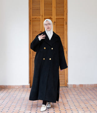 IYSI mantel ADA black - Modest Couture