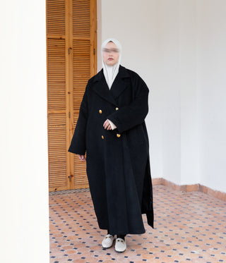 IYSI mantel ADA black - Modest Couture