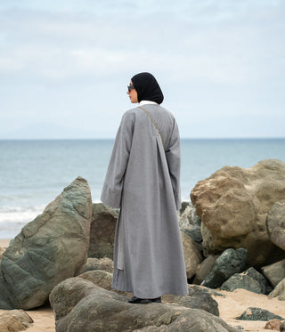 IYSI mantel HEBA grey - Modest Couture